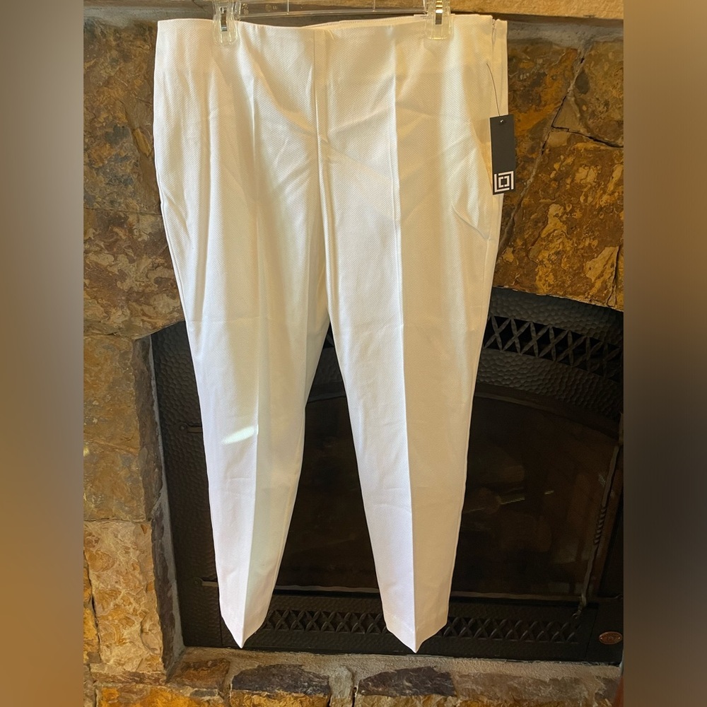 Liz Claiborne textured ankle pant 14 NWT